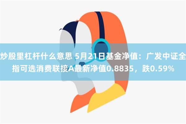 炒股里杠杆什么意思 5月21日基金净值：广发中证全指可选消费联接A最新净值0.8835，跌0.59%