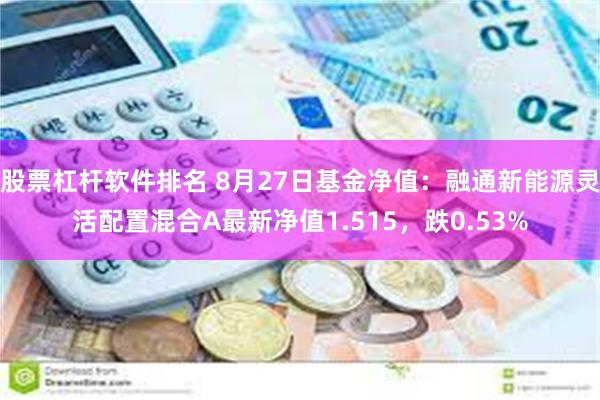 股票杠杆软件排名 8月27日基金净值：融通新能源灵活配置混合A最新净值1.515，跌0.53%